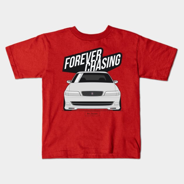 Forever Chasing Kids T-Shirt by RexDesignsAus